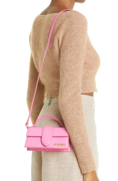Shop Jacquemus Le Bambino Satchel In Pink