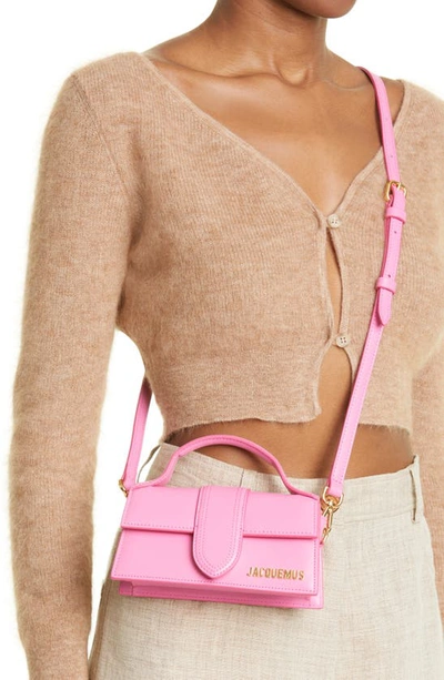 Shop Jacquemus Le Bambino Satchel In Pink