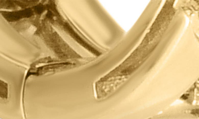 Roberto Coin Navarra Diamond Huggie Hoop Earring In Yellow Gold