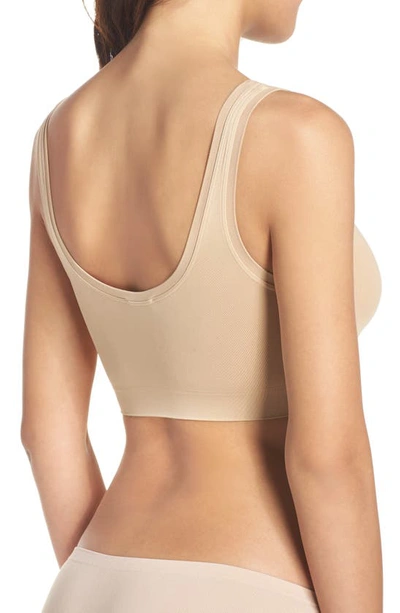 Shop Hanro Touch Feeling Crop Top In Beige