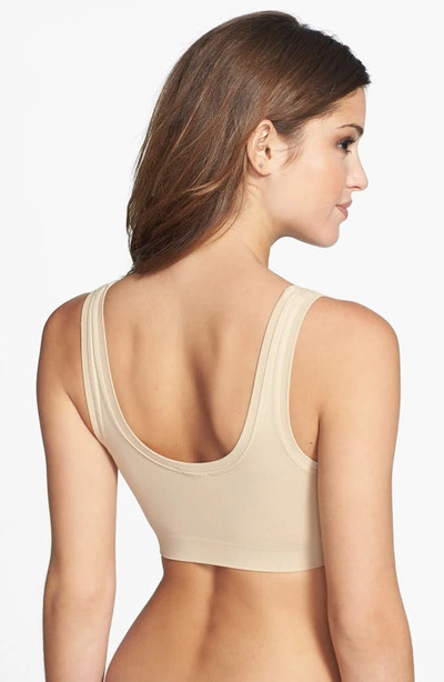 Shop Hanro Touch Feeling Crop Top In Beige