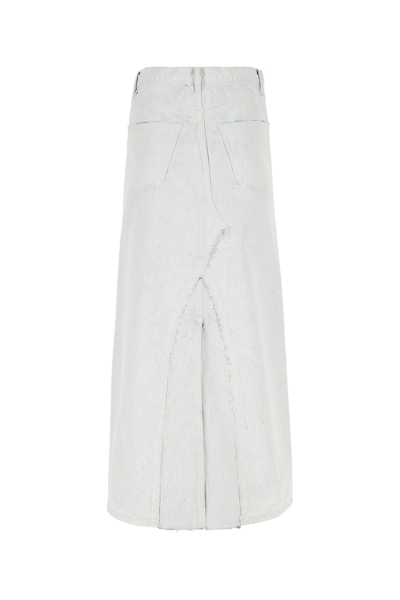 Maison Margiela Coated Denim Long Skirt