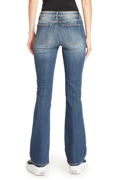 Vigoss Jagger High Waist Bootcut Jeans In Dark Wash