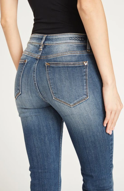 Vigoss Jagger High Waist Bootcut Jeans In Dark Wash