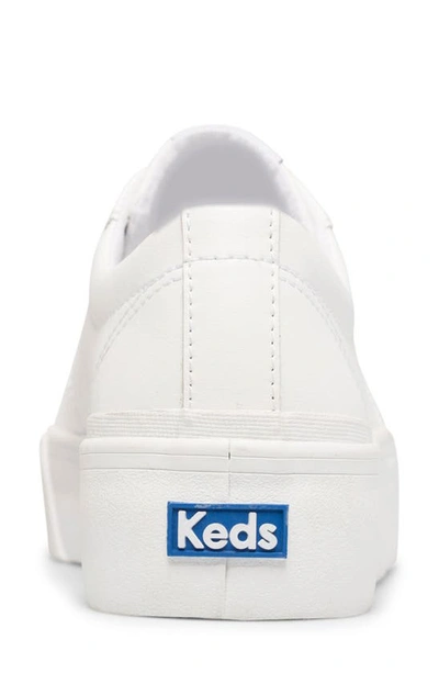 Shop Keds ® Jump Kick Duo Leather Lace-up Sneaker In White