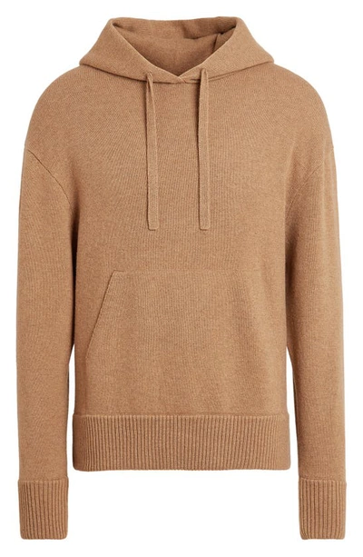 Shop Zegna Chunky Cashmere Hoodie In Vicuna