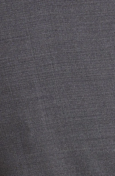 Zegna Dark Grey High Performance Wool Pants In Grey
