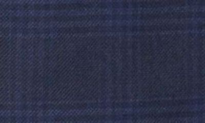 Zegna Prince Of Wales Plaid Achillfarm Wool Blazer In Navy