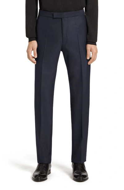 Zegna Navy Blue Trofeo 600 Tailoring Evening Suit In Navy