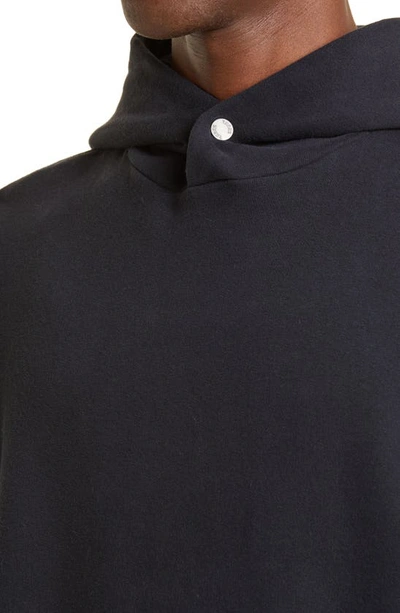 Shop Zegna Oversize Cotton & Cashmere Hoodie In Black