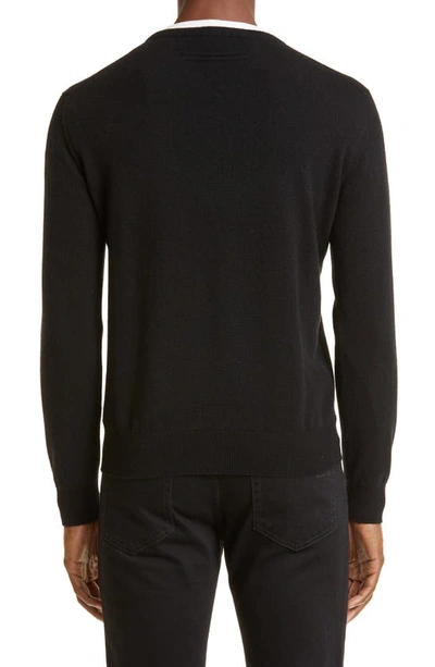 Zegna Oasi Cashmere Sweater In Black