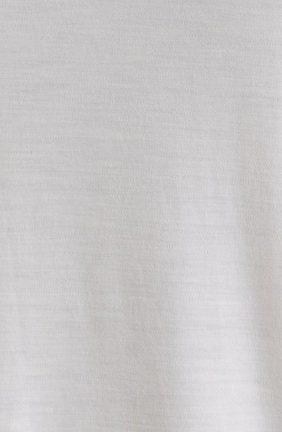 Zegna High Performance Wool Short Sleeve Tee In White