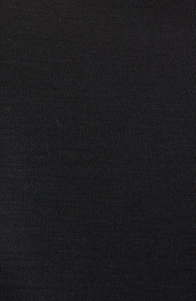 Zegna High Performance Wool Short Sleeve Tee In Navy