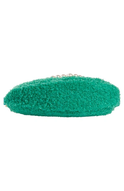 Shop Btb Los Angeles Simone Fuzzy Wristlet In Green