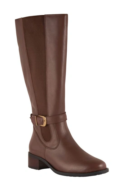Shop David Tate Allegria Waterproof Knee High Boot In Brown