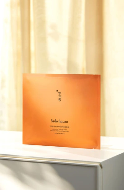 Sulwhasoo Concentrated Ginseng Renewing Sheet Masks 5 Masks 0.63 oz / 18 G