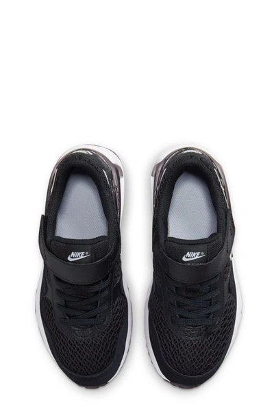 Shop Nike Kids' Air Max Systm Sneaker In Black/ White/ Wolf Grey
