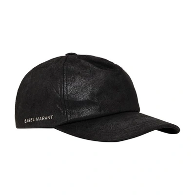 Shop Isabel Marant Tyronh Cap In Black