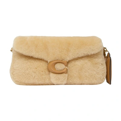 Coach 'Pillow Tabby 26' shearling shoulder bag, Women's Bags