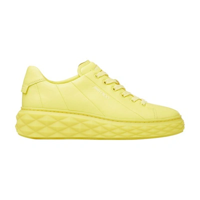 Shop Jimmy Choo Diamond Light Sneakers In V Soft Yellow