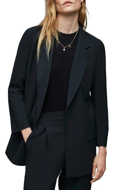 Shop Allsaints Aleida Tri Blazer In Jungle Green