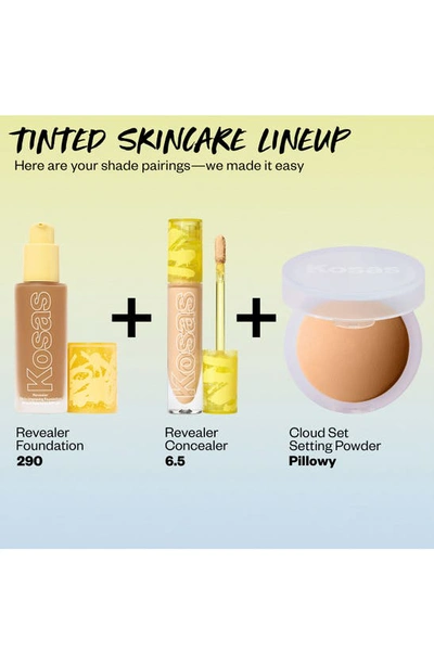 Kosas Revealer Skin-improving Foundation Spf25 With Hyaluronic Acid And Niacinamide Medium Deep Neutral Ol In Medium Deep Neutral Olive 290