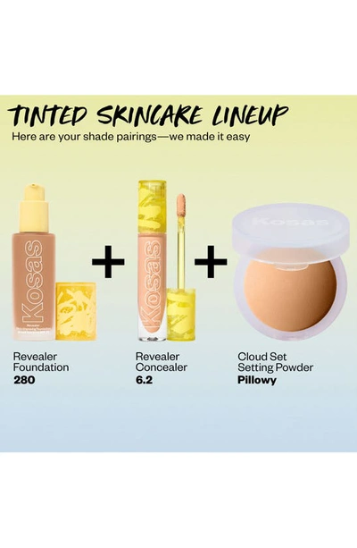 Kosas Revealer Skin-improving Foundation Spf25 With Hyaluronic Acid And Niacinamide Medium Tan Neutral 280 In Medium Tan Neutral 280