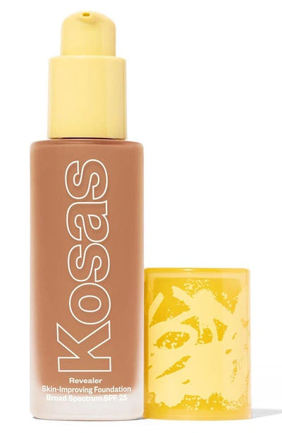 Shop Kosas Revealer Skin Improving Spf 25 Foundation, 1 oz In Medium Deep Warm 300