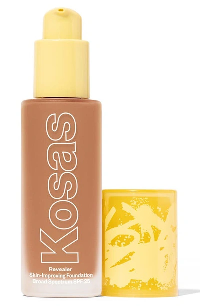 Kosas Revealer Skin-improving Foundation Spf25 With Hyaluronic Acid And Niacinamide Medium Deep Warm 300 1 In Medium Deep Warm 300