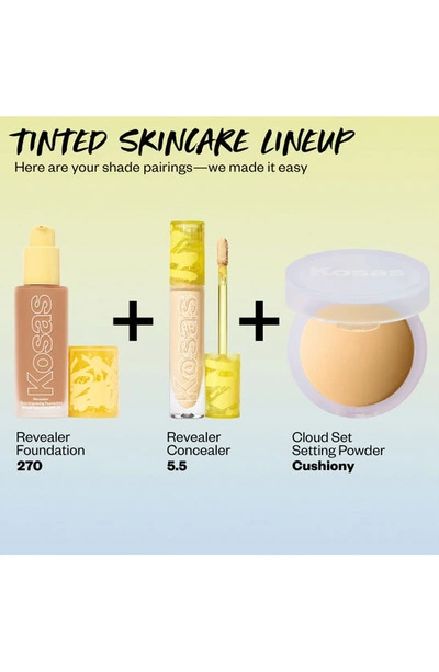 Kosas Revealer Skin-improving Foundation Spf25 With Hyaluronic Acid And Niacinamide Medium Tan Olive 270 1 In Medium Tan Olive 270