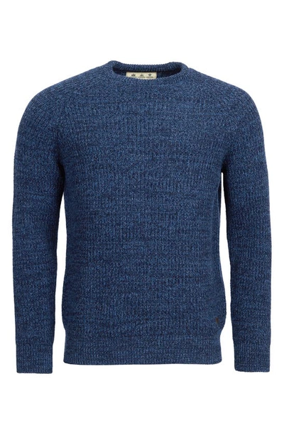 Shop Barbour Horseford Wool Crewneck Sweater In Navy