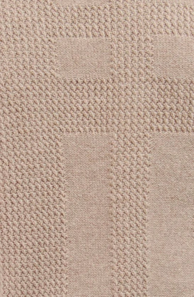 Barbour Townend Solid Lambwool Crewneck Sweater In Stone