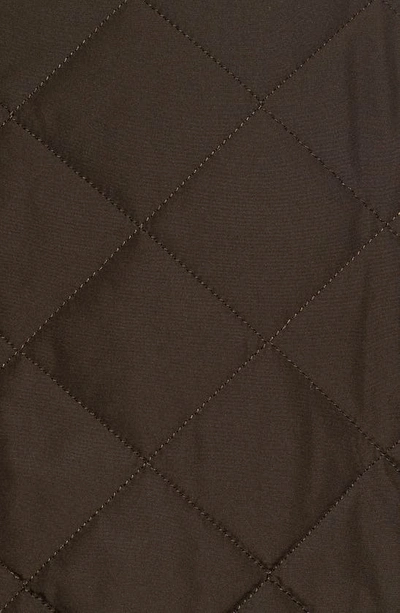 Barbour Brown Lutz Jacket In Olive