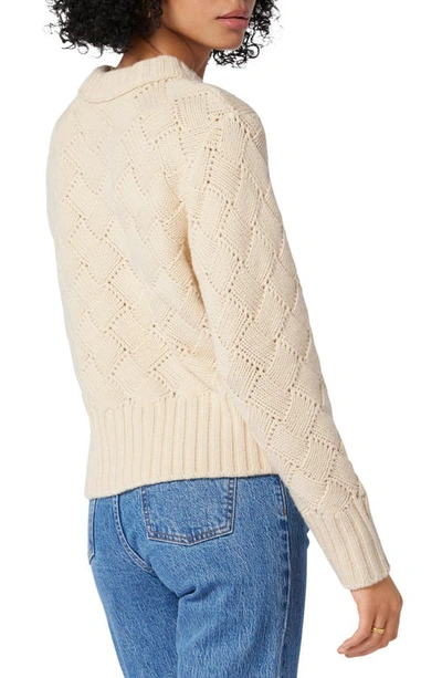 Shop Joie Isabey Wool Sweater In Bleached Sand