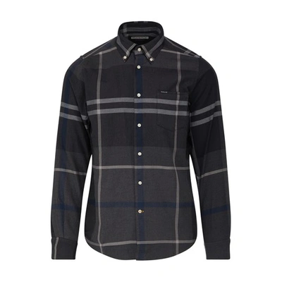 Shop Barbour Dunoon Shirt In Graphite