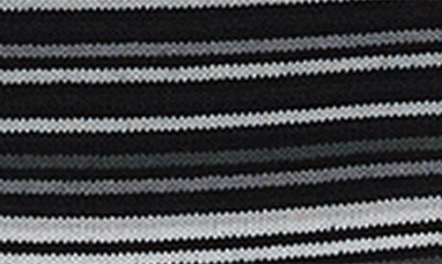 Cole Haan Men's Multi Stripe Crew Socks In Black/grey