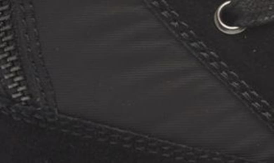 Shop Cougar Waterproof High Top Sneaker With Faux Shearling Trim In Black