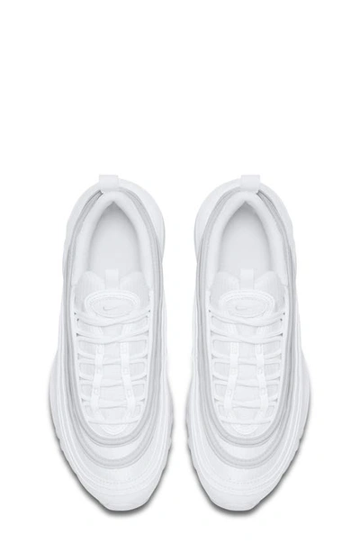 Shop Nike Kids' Air Max 97 Sneaker In White/ White/ Silver