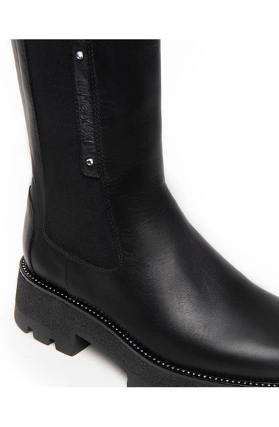 Nerogiardini Calfskin Jeweled Chelsea Boots In Black