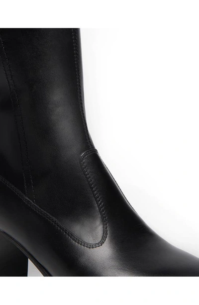 Shop Nerogiardini Corset Platform Boot In Black