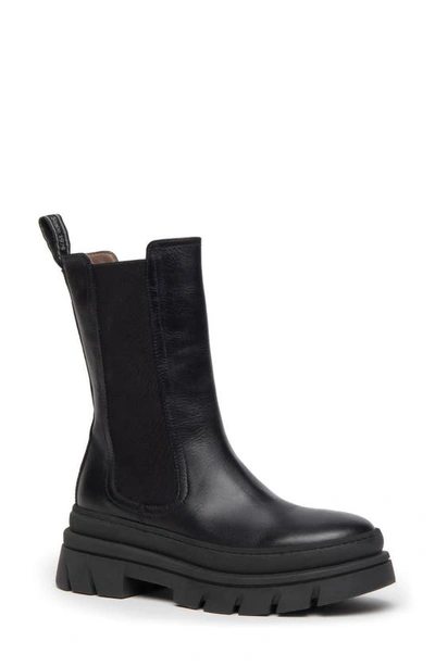 Shop Nerogiardini Chelsea Platform Boot In Black