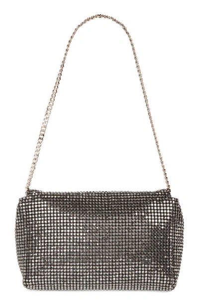 Shop Ted Baker Glitzet Crystal Baguette Clutch In Black