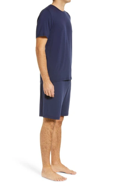 Shop Nordstrom Cooling Short Pajamas In Navy Peacoat