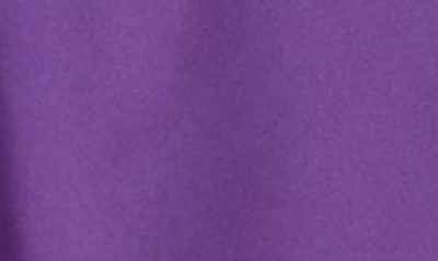 Renee C Solid Satin Midi Skirt In Dark Purple