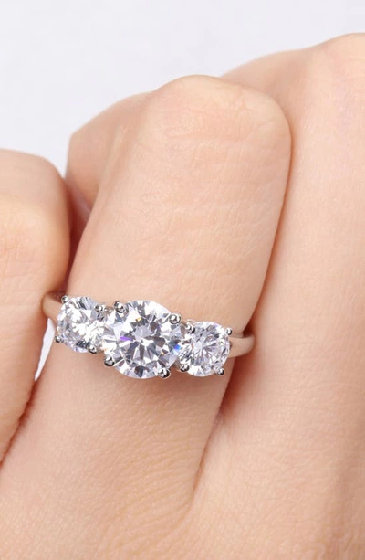 Delmar Sterling Silver Cubic Zirconia Ring In Silver