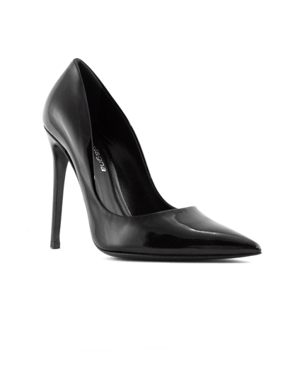 Shop Aldo Castagna Black Patent Leather Giorgia Pumps In Nero