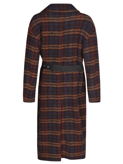 Shop Isabel Marant Laurie Coat In Multicolor