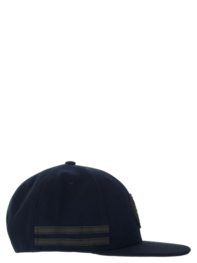 Shop Canada Goose Snapback - Hat With Visor In Atlantic Navy