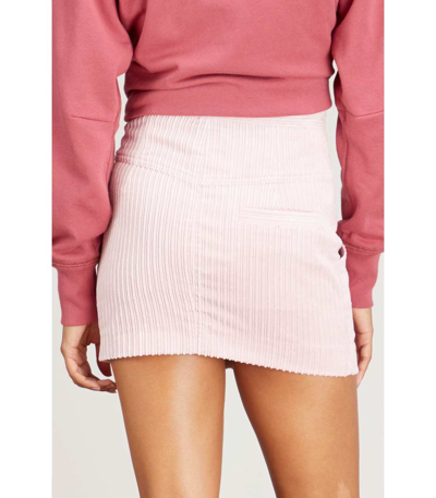 Shop Isabel Marant Melva Skirt In Light Pink