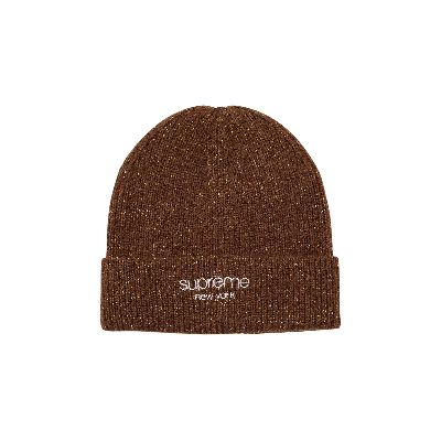 Pre-owned Supreme Rainbow Speckle Beanie 'brown'